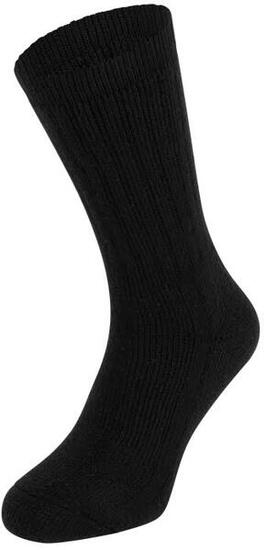 S25 Dikke Merino Wollen Sokken 3-Pack Zwart