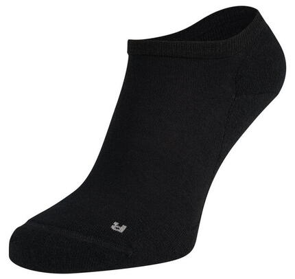 Lot de 6 paires de Chaussettes Sneakers en Laine Mérinos S17 Noir