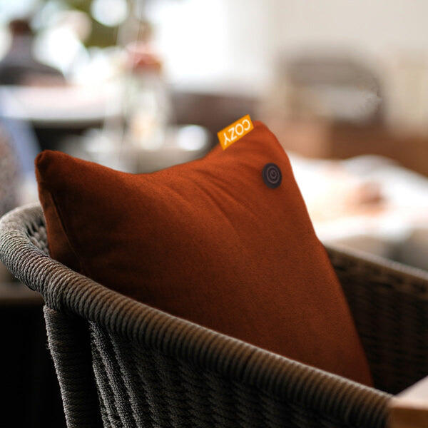 Bodi-Tek Cozy Heated Cushion TOVE (60cm x 45cm) - Studio Orange 4/5