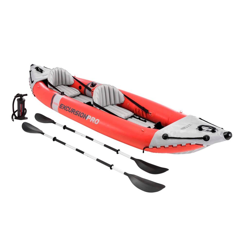Kayak hinchable INTEX k2 Excursion Pro 2 remos + hinchador| 2plazas| Kayak mar