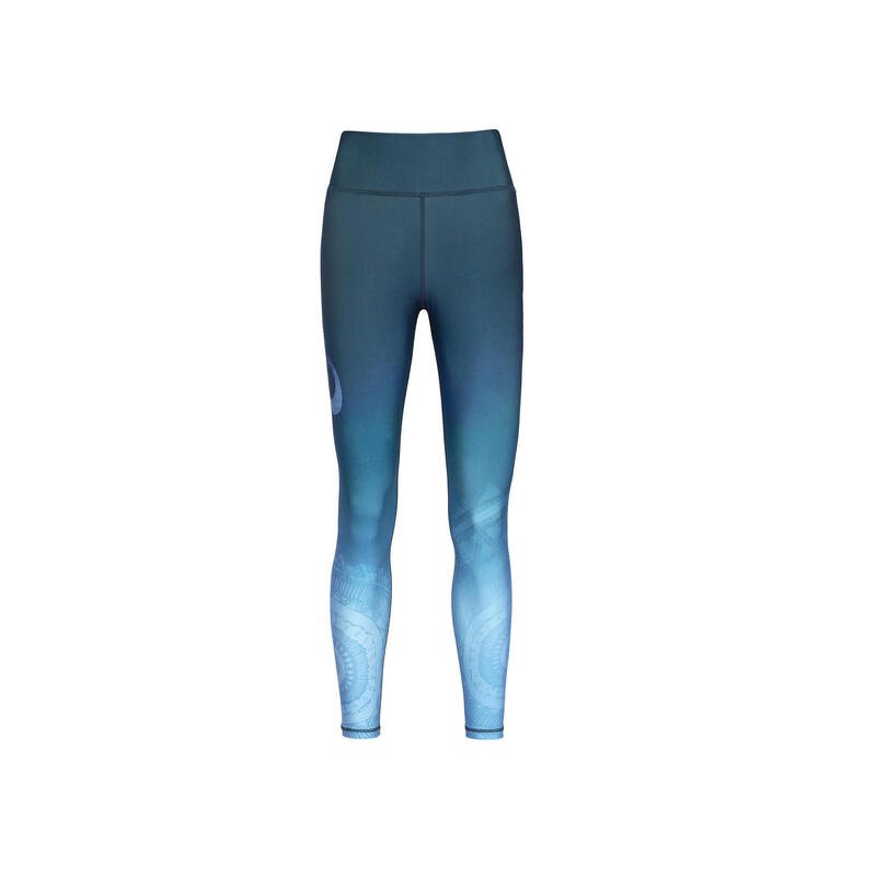 Mallas Leggings Yoga Pilates Shambhala Om Shanti Océano Poliéster Reciclado