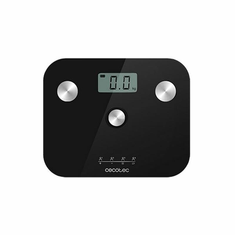 Báscula Digital de Baño EcoPower 10100 Full Healthy Negro