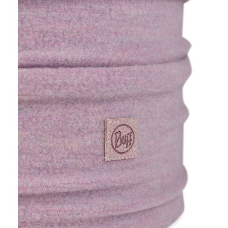 Komin sportowy unisex Buff® Merino Fleece Lilac Sand z wełny merynosów