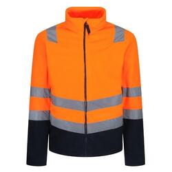 Veste Polaire Homme (Orange / Bleu Marine)