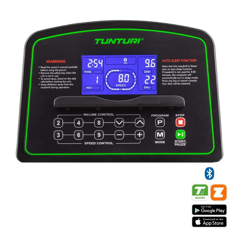 Tapis roulant - Pieghevole - Bluetooth - Corri fino a 16 km/h - Cardio Fit T40