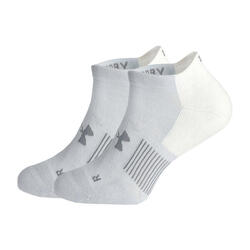 X1 Paire de Chaussettes Gris/Blanc Homme Under Armour Armourdry Run