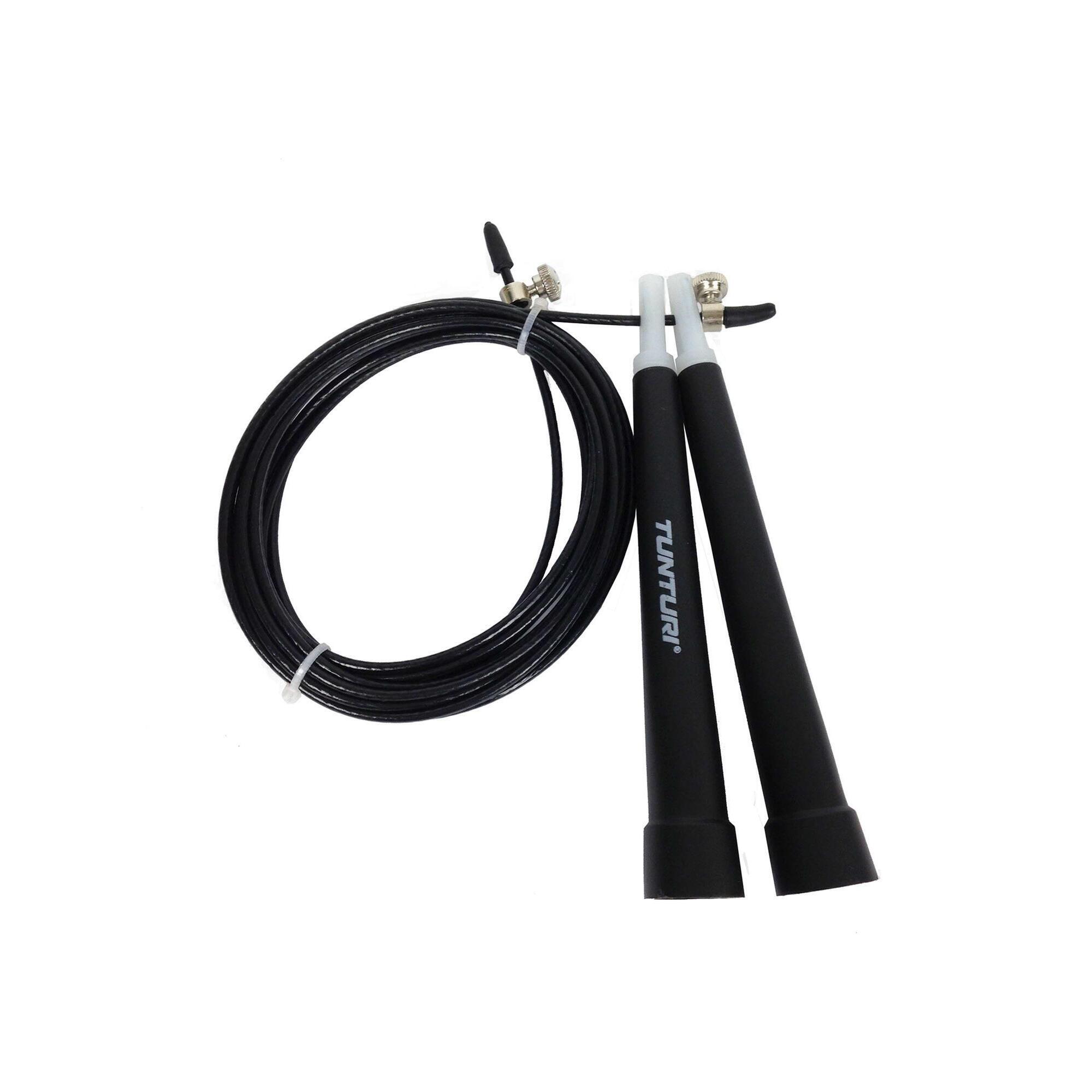 Adjustable steel skipping rope Tunturi