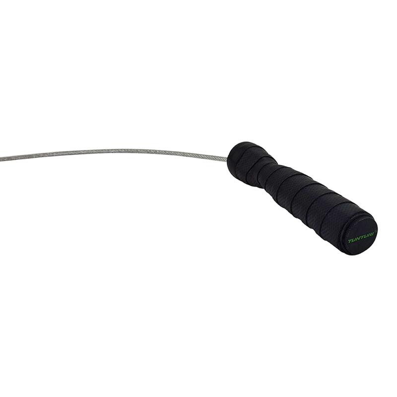 Tunturi Pro corde à sauter en acier avec poids supplémentaires