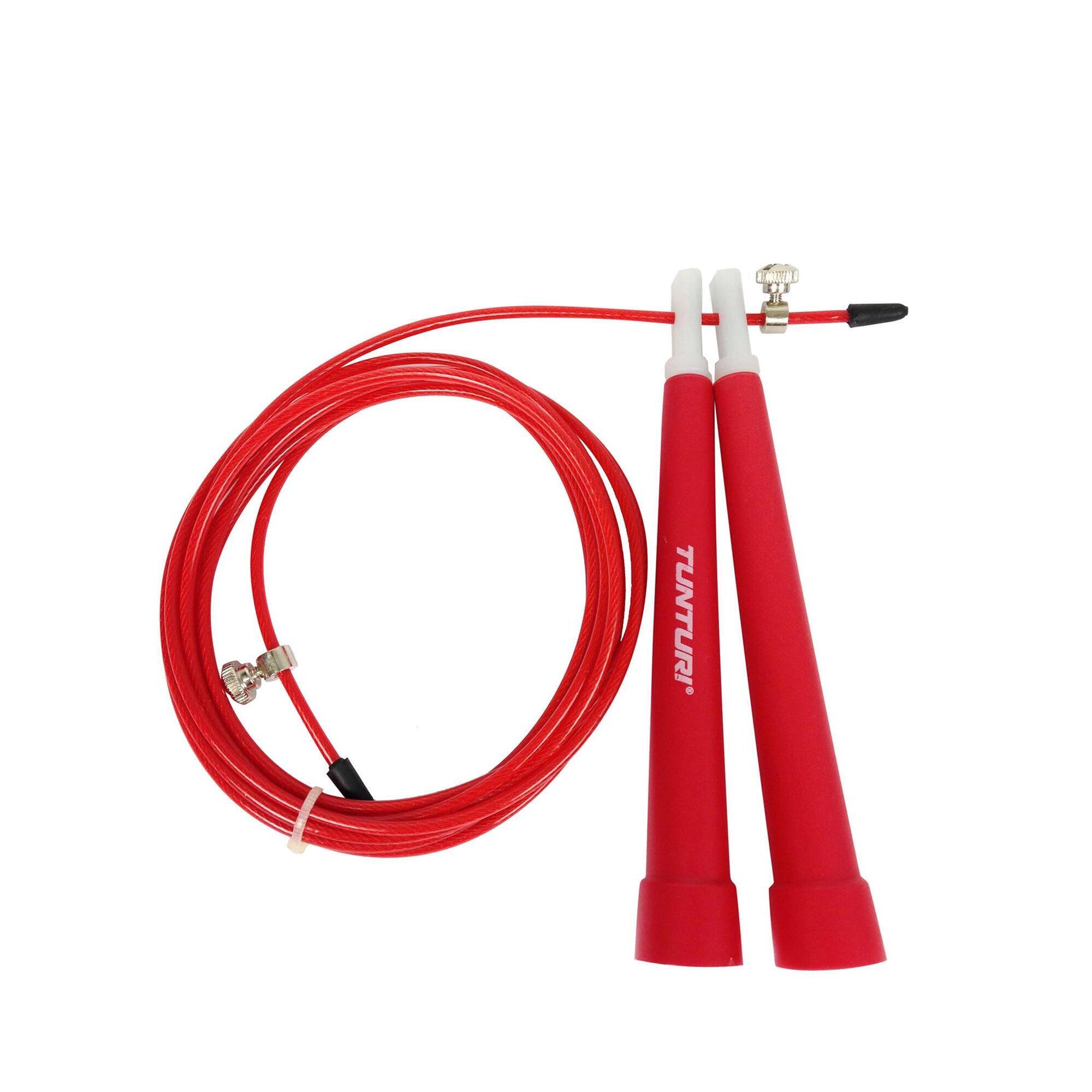 Adjustable steel skipping rope Tunturi