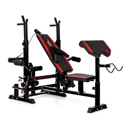 Ławka kulturystyczna Sapphire XG-600 z wyciągiem i modlitewnikiem