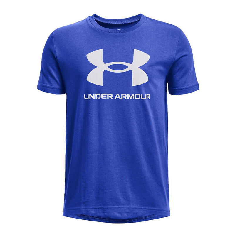 T-shirt Bleu Roi Garçon Under Armour Sportstyle Logo