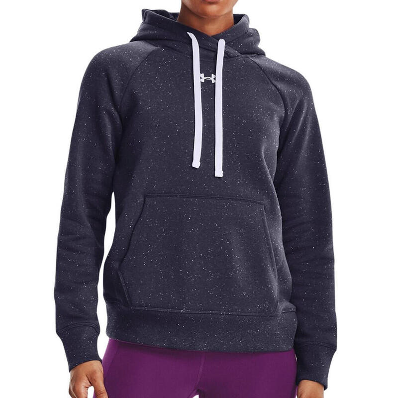 Sweat à capuche Bleu Marine Femme Under Armour Rival