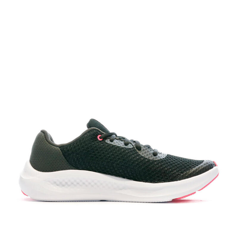 Chaussures de Sport Noire/Rose/Blanches Femme Under Armour Charged Pursuit 3