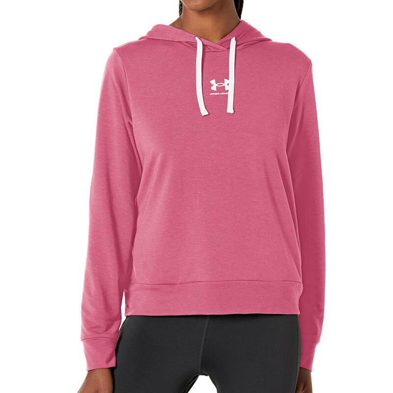 Sweat à Capuche Rose Femme Under Armour Rival Terry