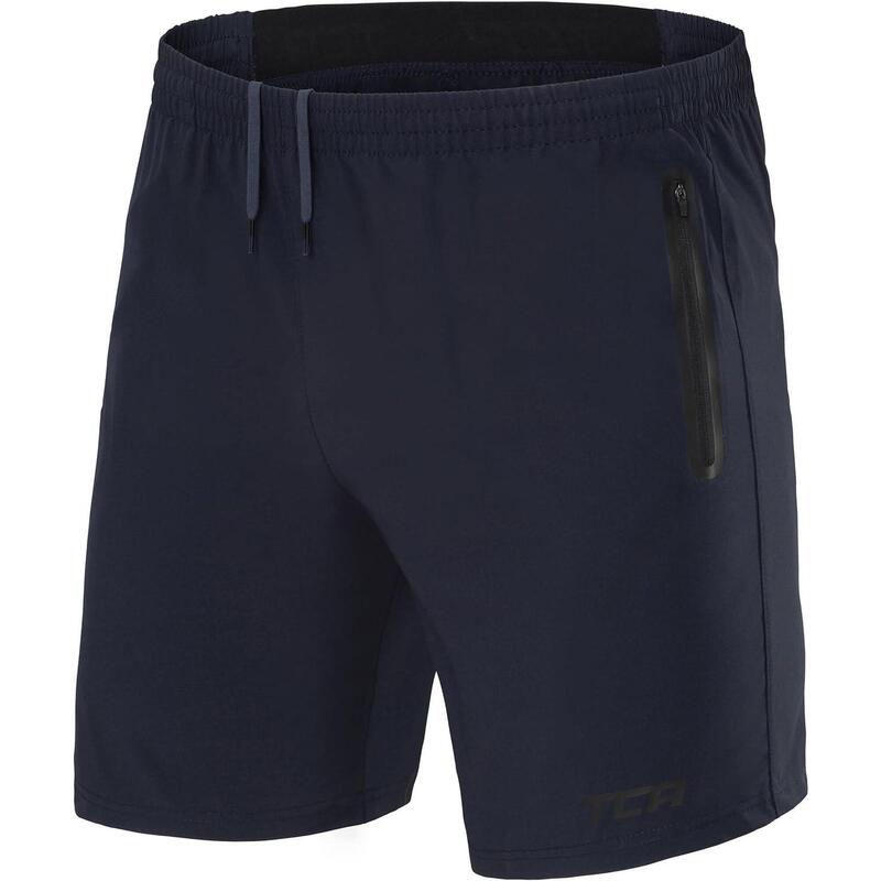 Short Léger Elite Tech avec Poches à Fermeture Éclair pour Hommes