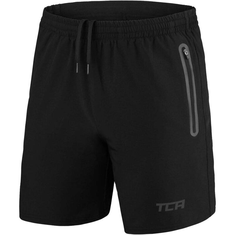 Elite -Tech -Licht -Shorts mit Männer Reißverschluss in Taschen