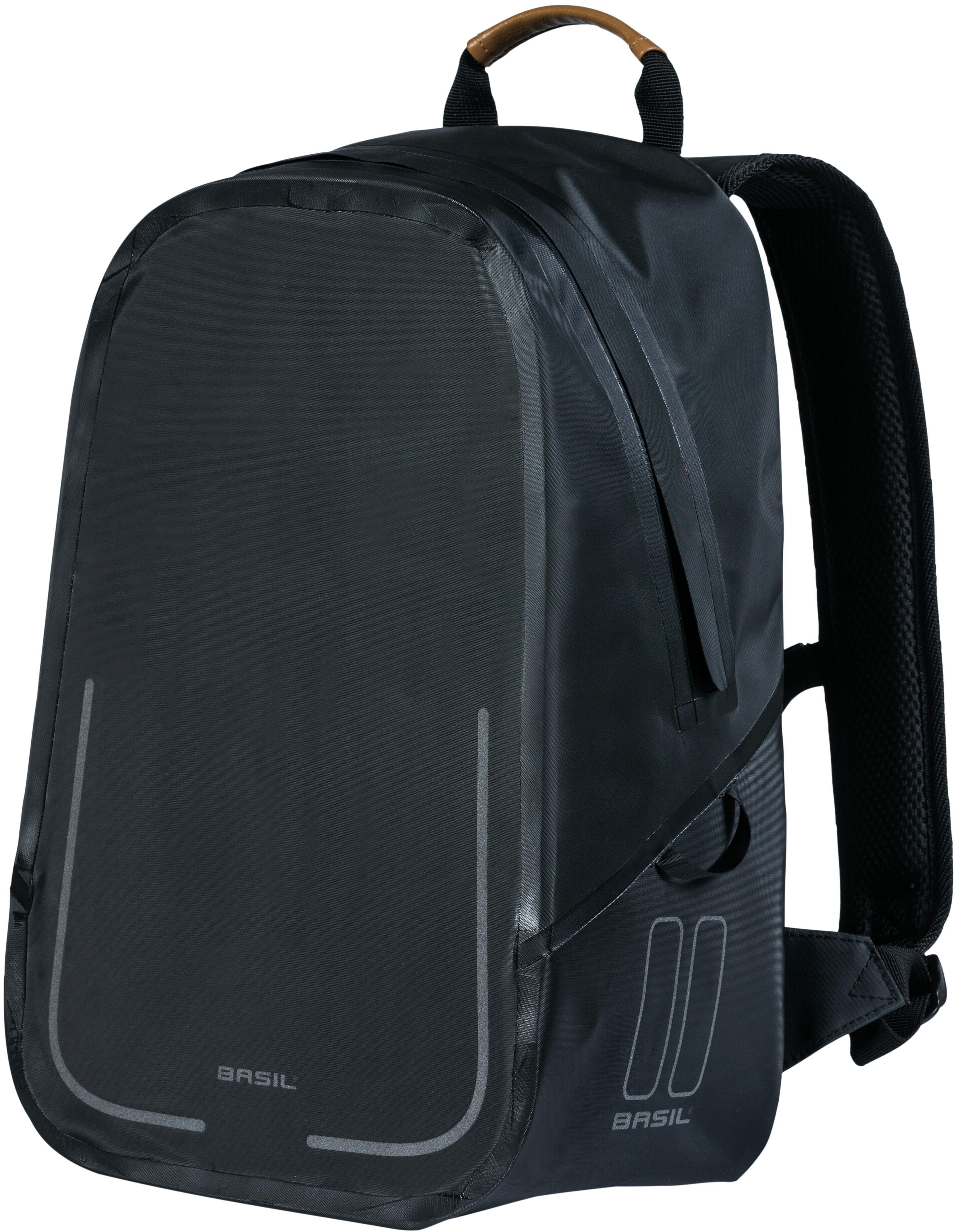 Fietsrugzak Urban Dry Backpack 18 liter 27 x 16 x 45 cm - mat zwart 5/7