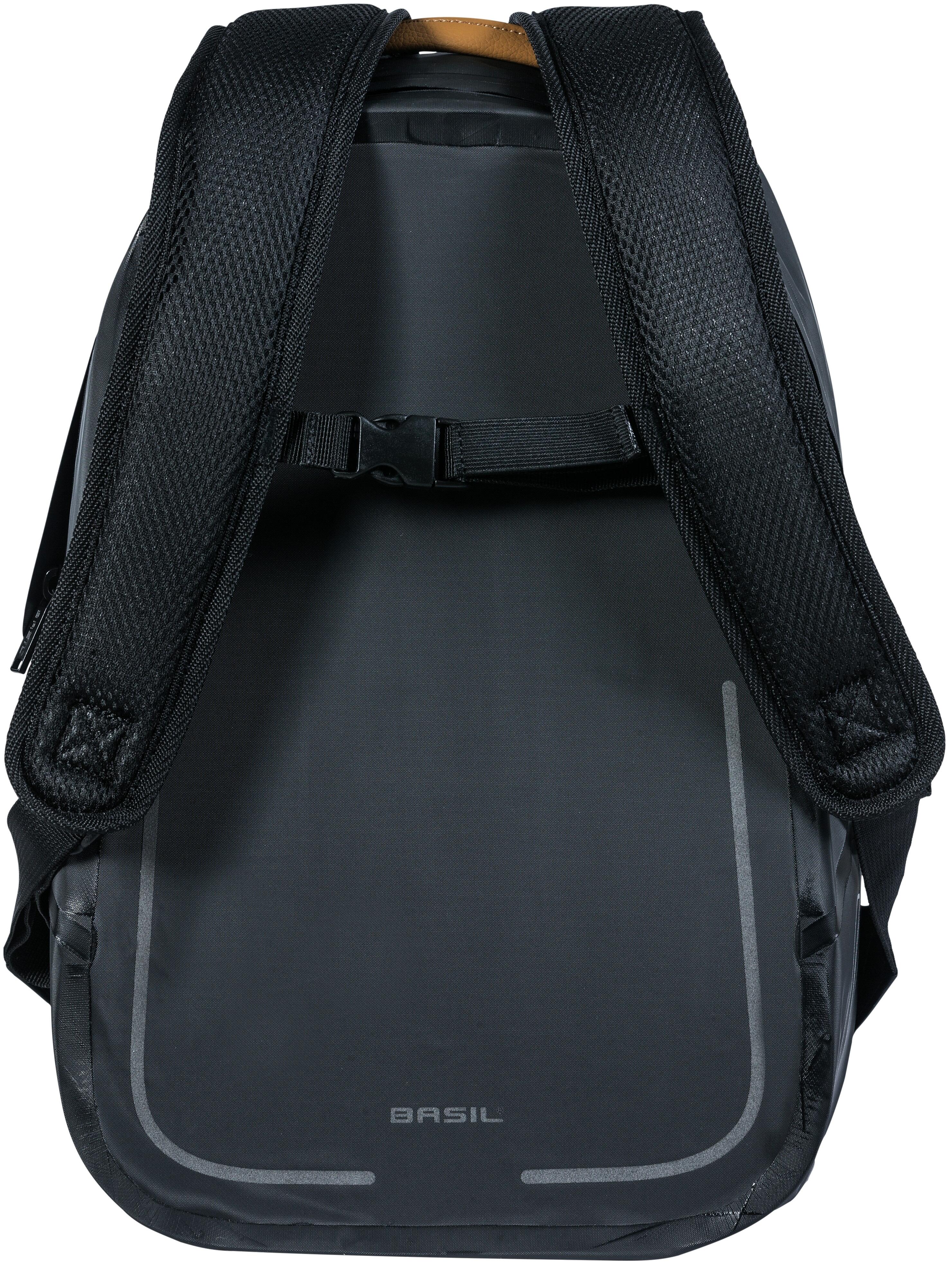Fietsrugzak Urban Dry Backpack 18 liter 27 x 16 x 45 cm - mat zwart 6/7