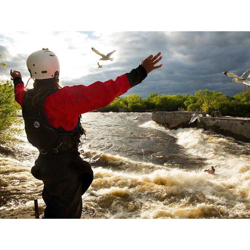 Kamizelka asekuracyjna na spływ górski unisex Astral Green jacket whitewater 7/7