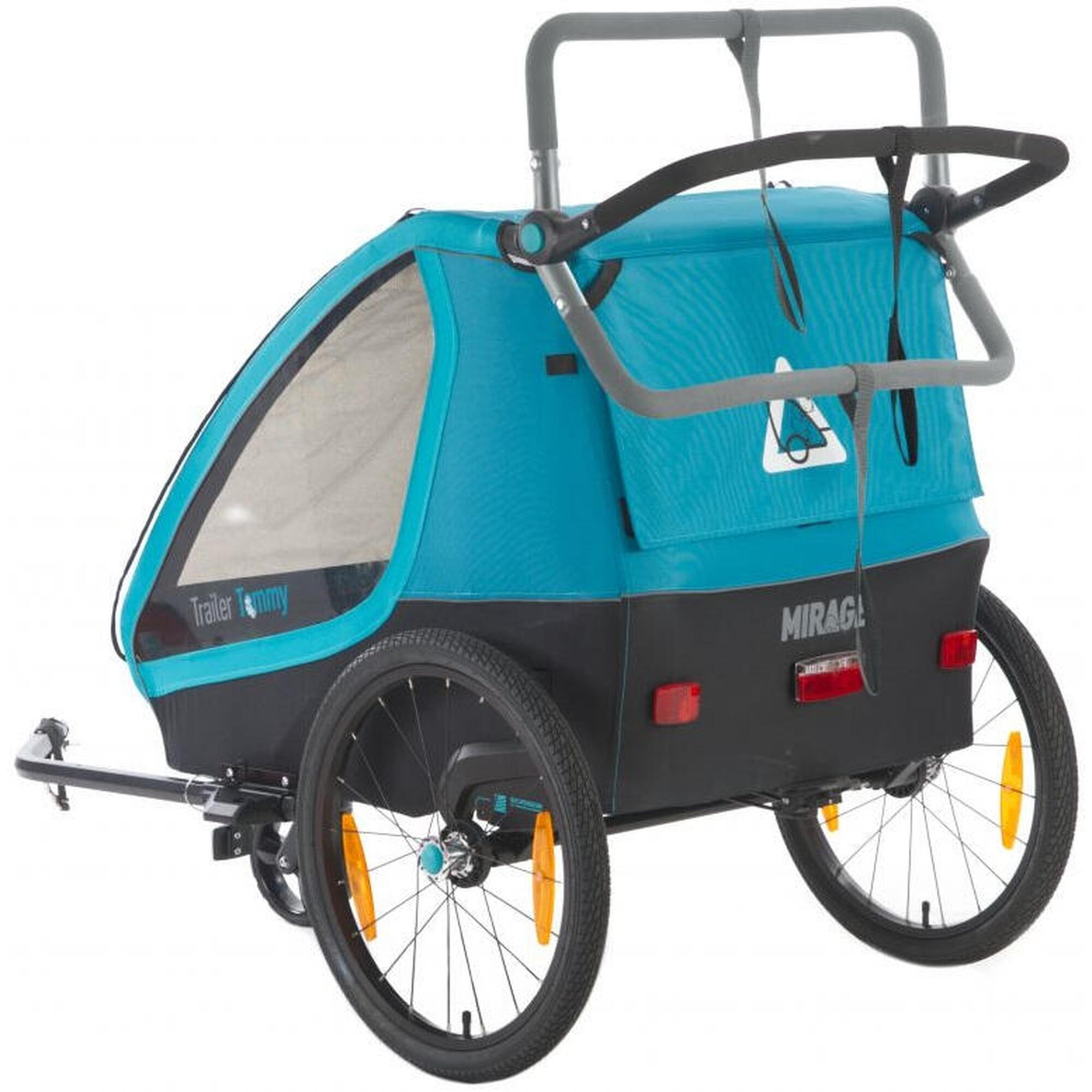 Kindertrailer Tommy - aluminium frame