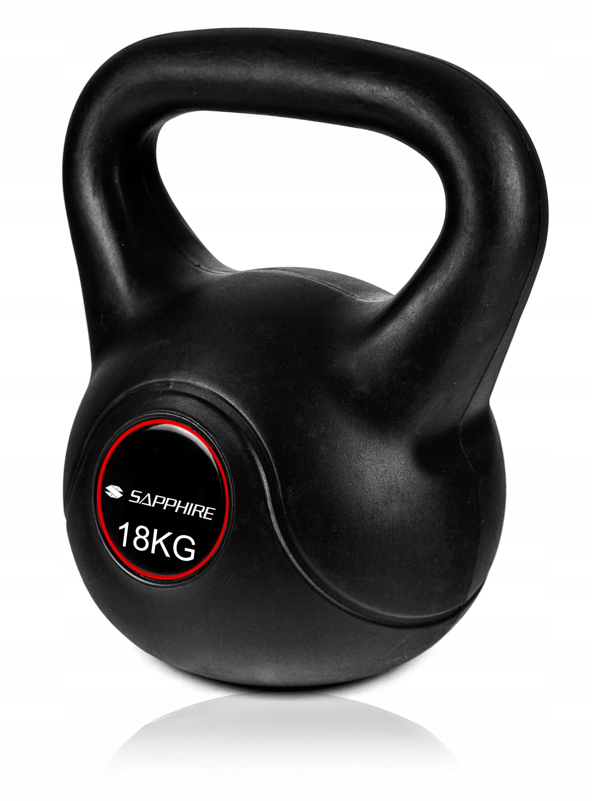 Kettlebell odważnik treningowy Sapphire SG-18K 18 kg 1/4
