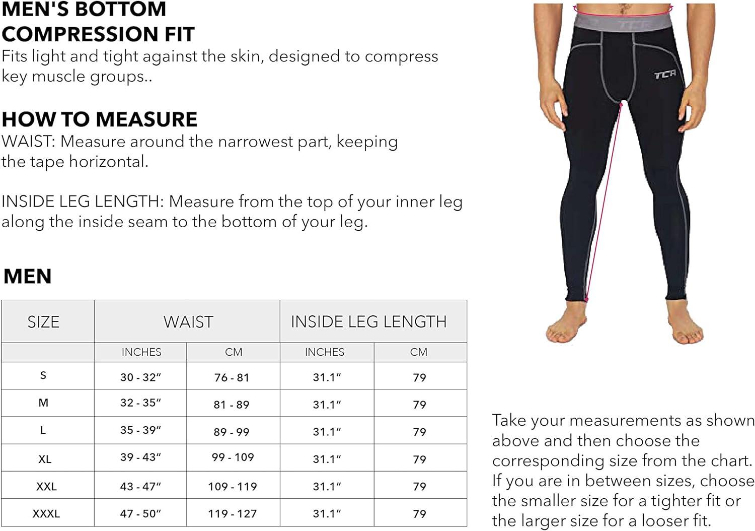 Men's Super Thermal Compression Leggings - Black/Cool Grey 6/6