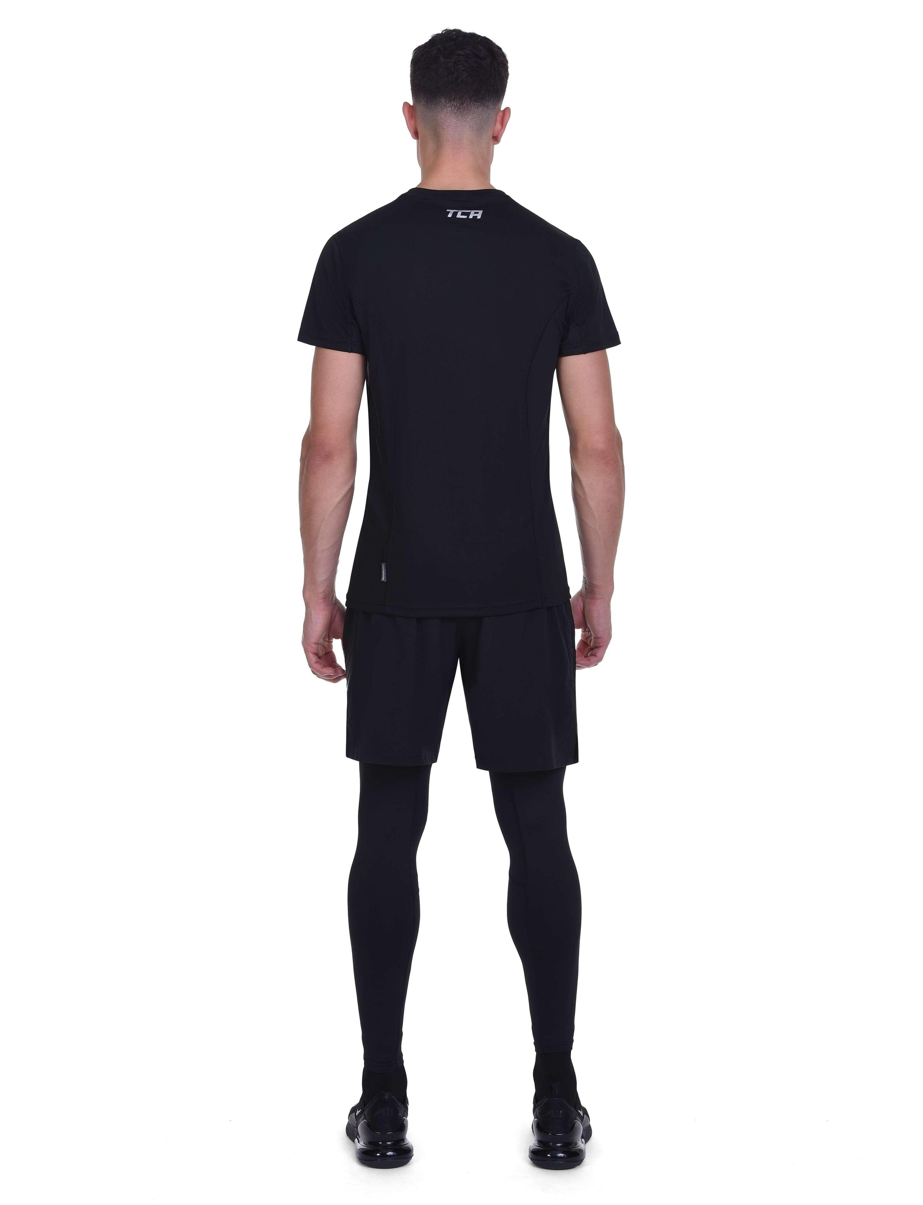 Men's Super Thermal Compression Leggings - Black Stealth 4/6