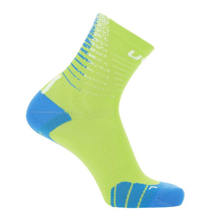 Skarpety do biegania męskie Uyn Run Fit Socks Lime / Blue 4/5