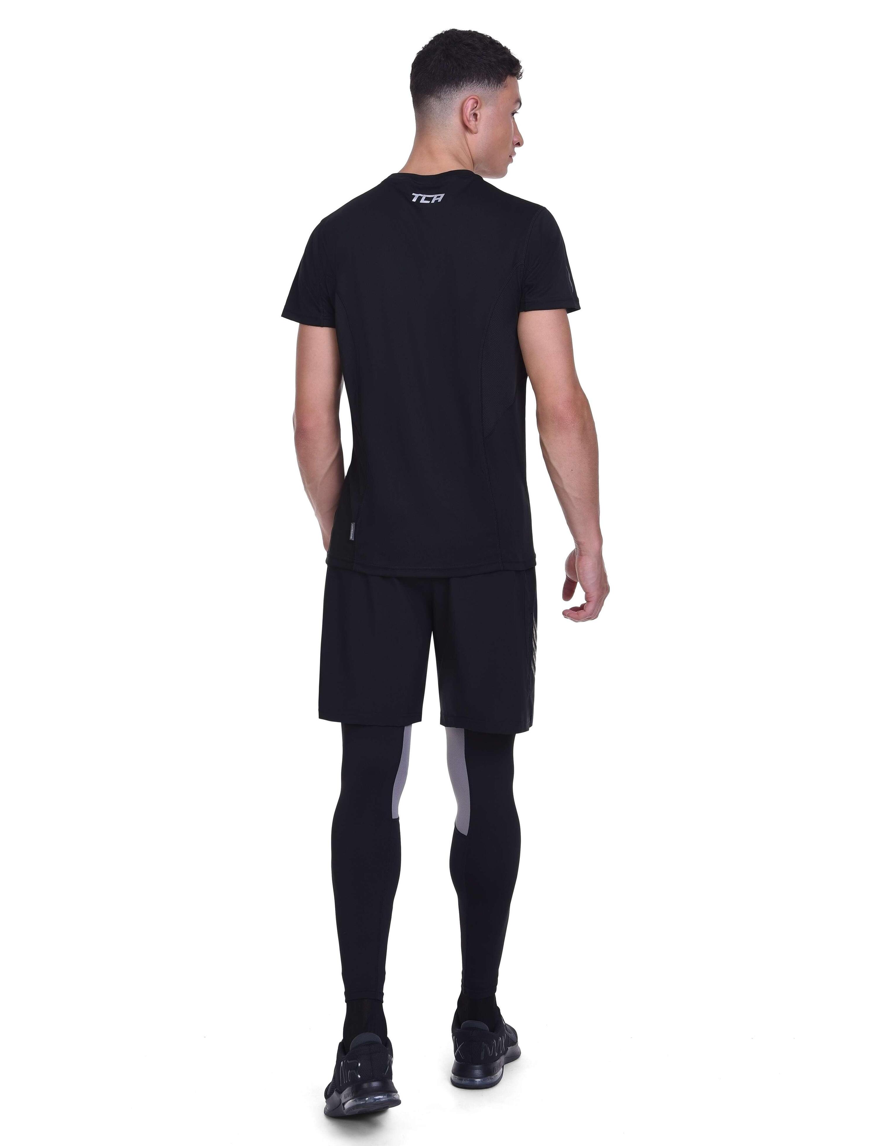 Men's Super Thermal Compression Leggings - Black/Cool Grey 4/6