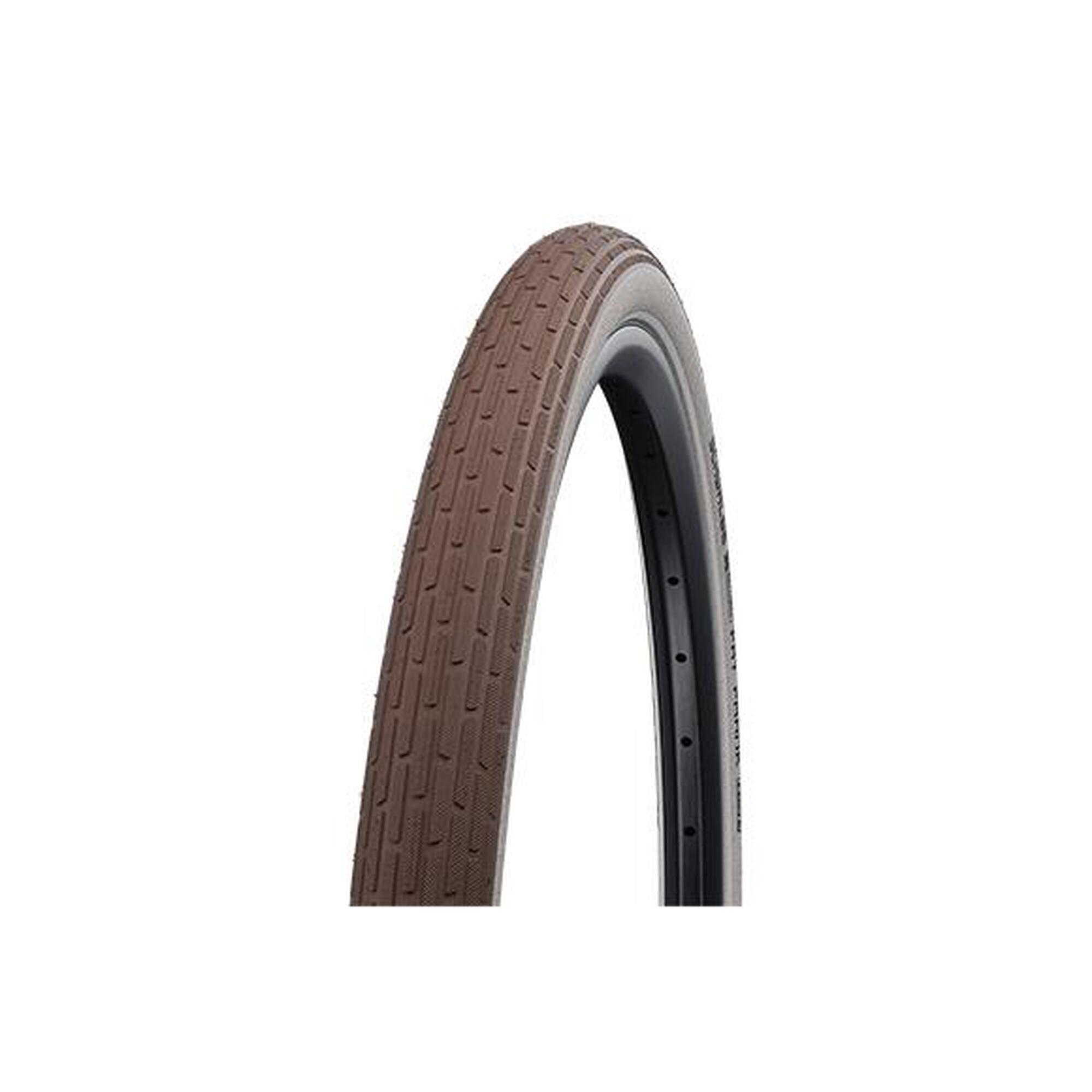 Schwalbe Reifen Fat Frank 50-622 – 28 X 2.00 Zoll, Braun/weiß, Für Cruiser & Citybikes
