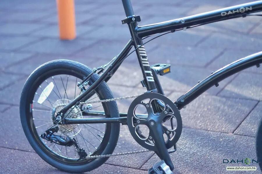 Assembled NBA083 DASH P8 FOLDING BIKE 20 BLACK