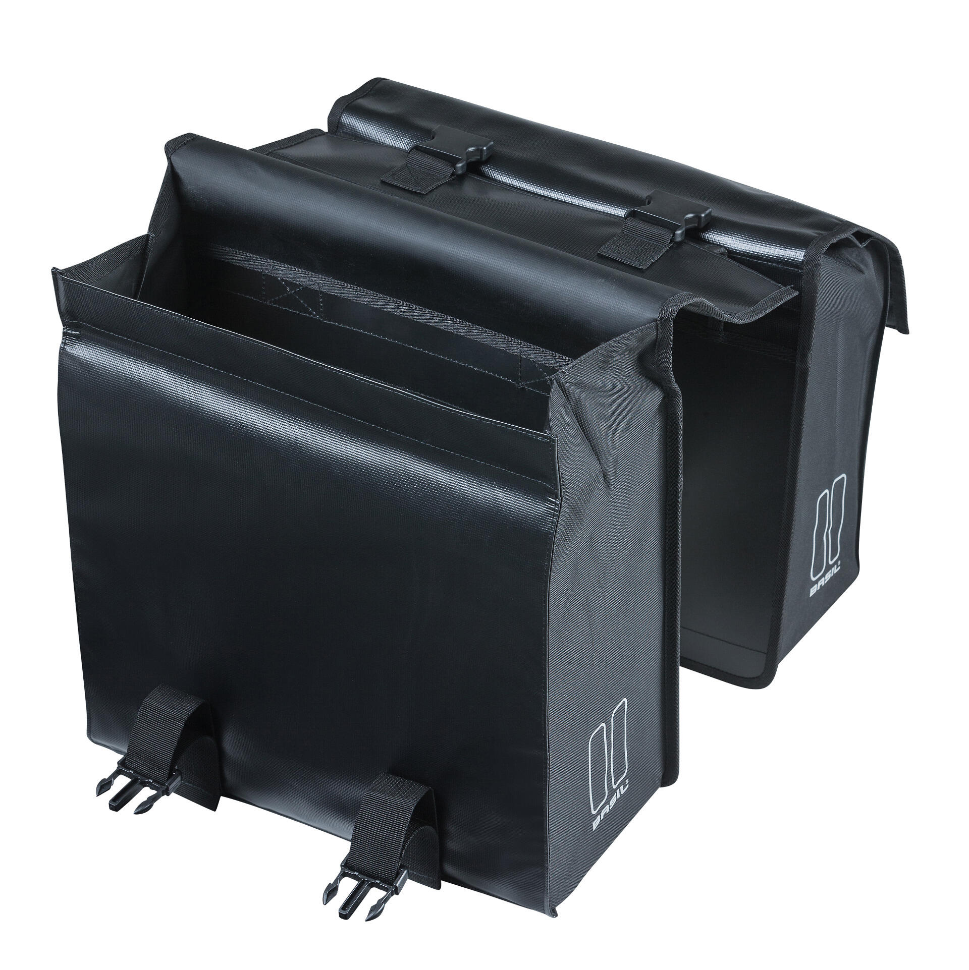 Basil Doppeltasche Urban Load DB sw, 40,5x17,5x46cm, 48-53ltr,wasserdicht 2/7
