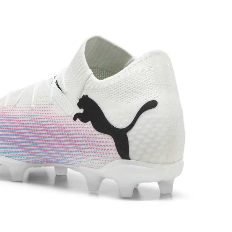 Scarpe da calcio FUTURE 7 PRO FG/AG da ragazzi PUMA White Black Poison Pink