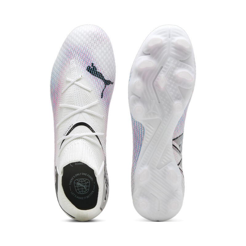 Scarpe da calcio FUTURE 7 PRO FG/AG da ragazzi PUMA White Black Poison Pink