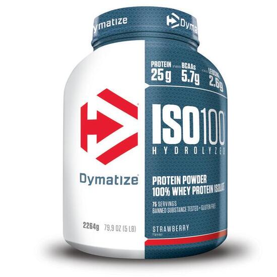 Whey hydrolysée - ISO 100 Hydrolyzed - Fraise