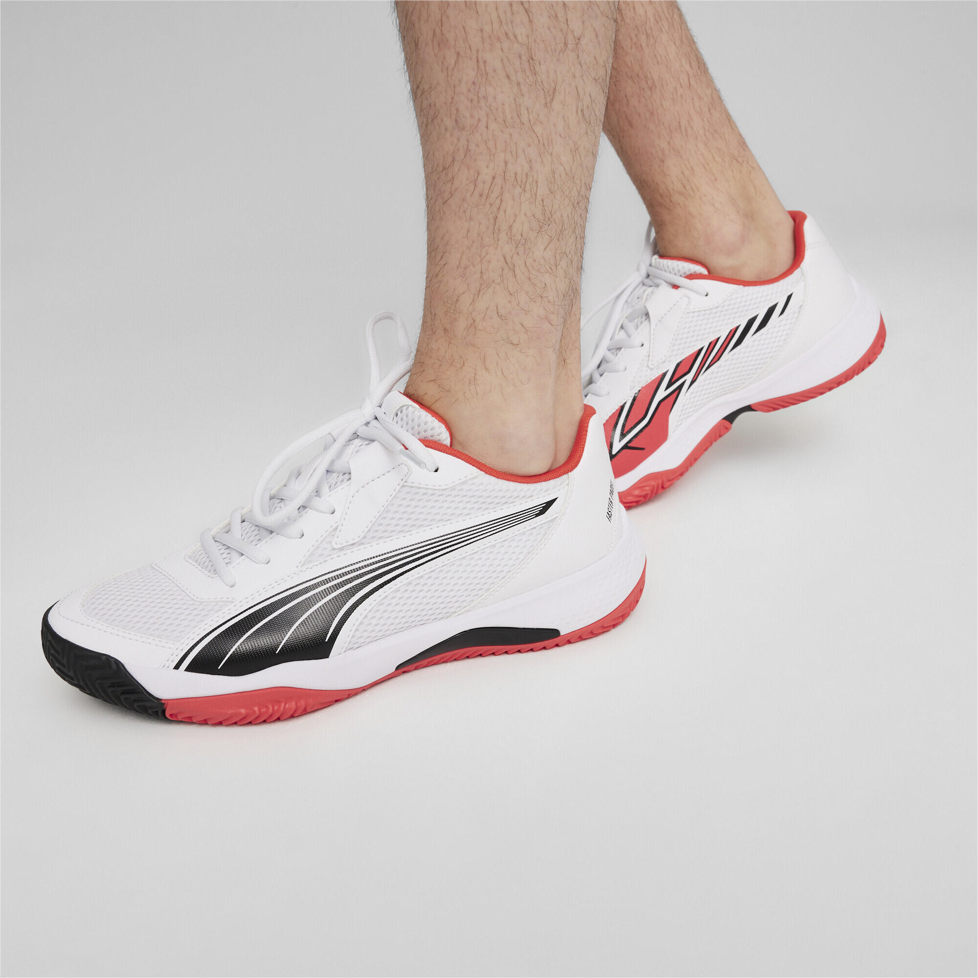 Chaussures de padel NOVA Court PUMA White Black Active Red 2/6