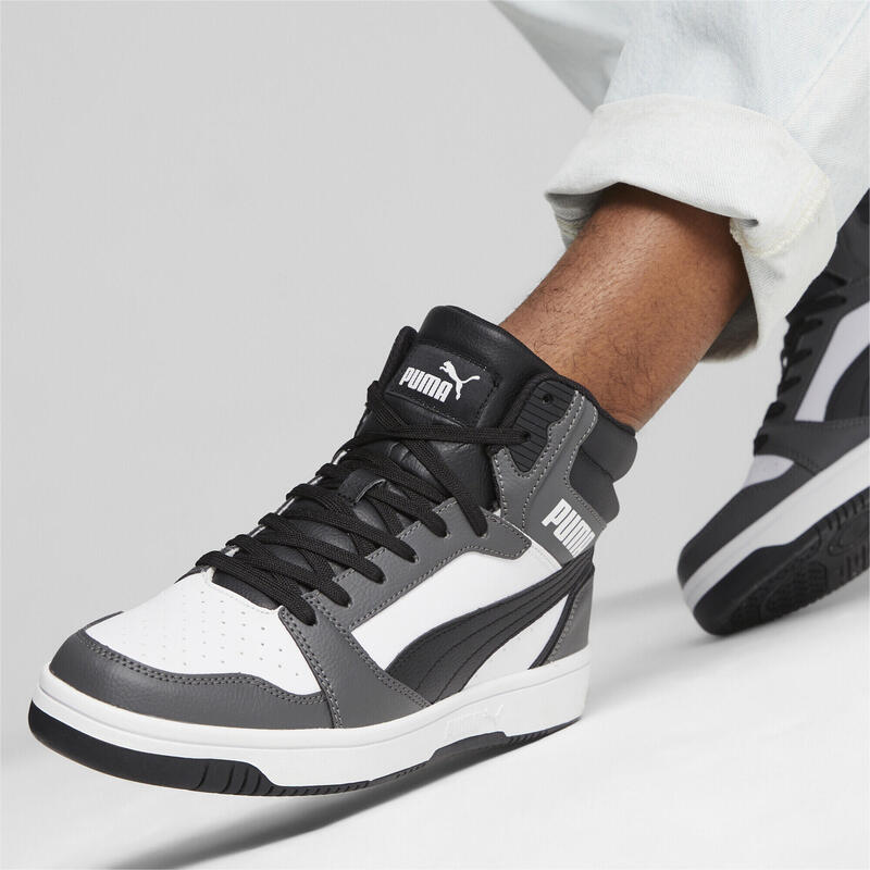 Rebound sneakers PUMA White Black Shadow Gray asphalt