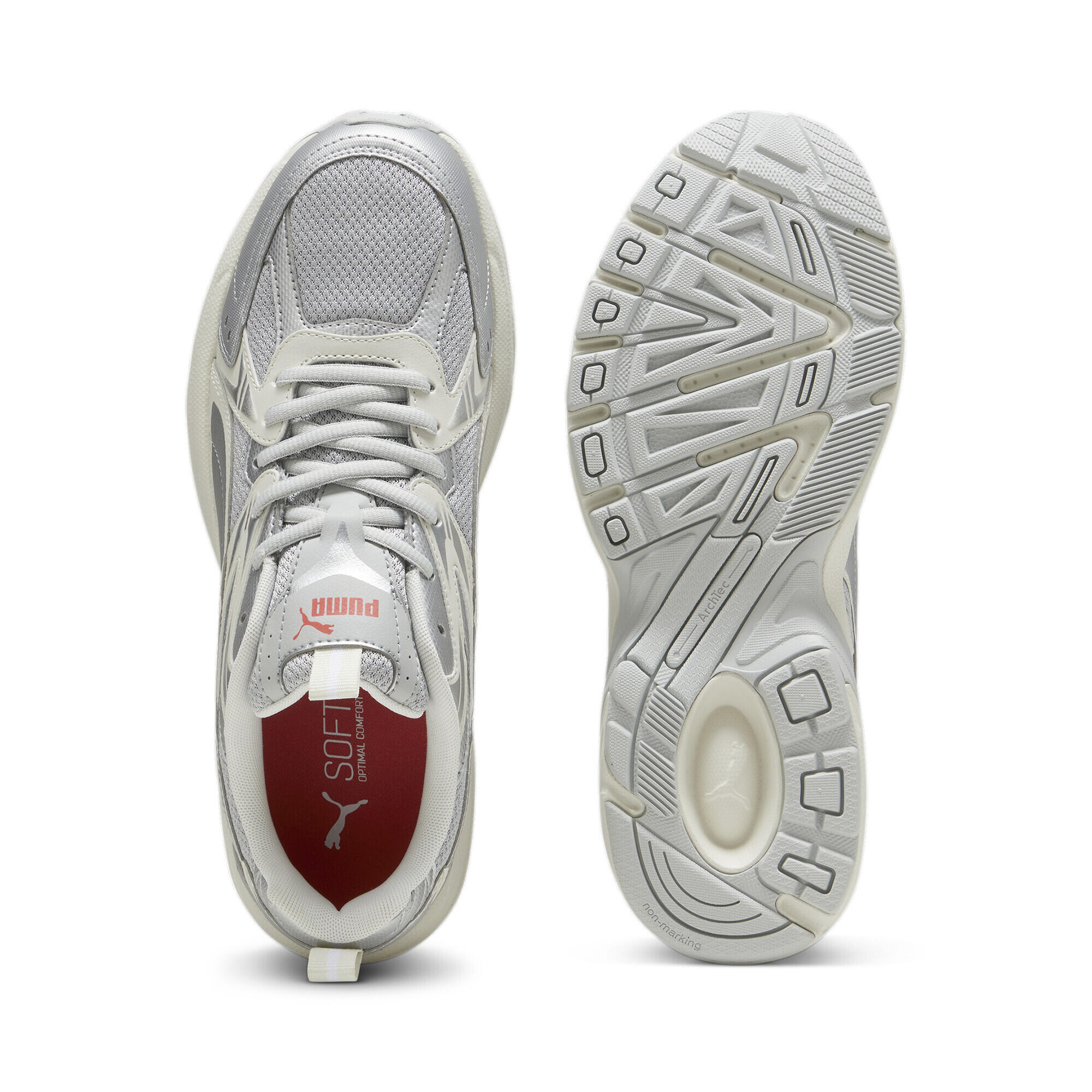 Sneaker Milenio Tech PUMA Cool Light Gray Vapor Silver Metallic 4/7