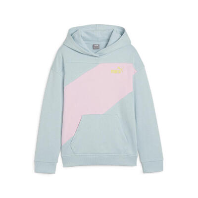 Felpa con cappuccio PUMA POWER a blocchi di colore da ragazza PUMA