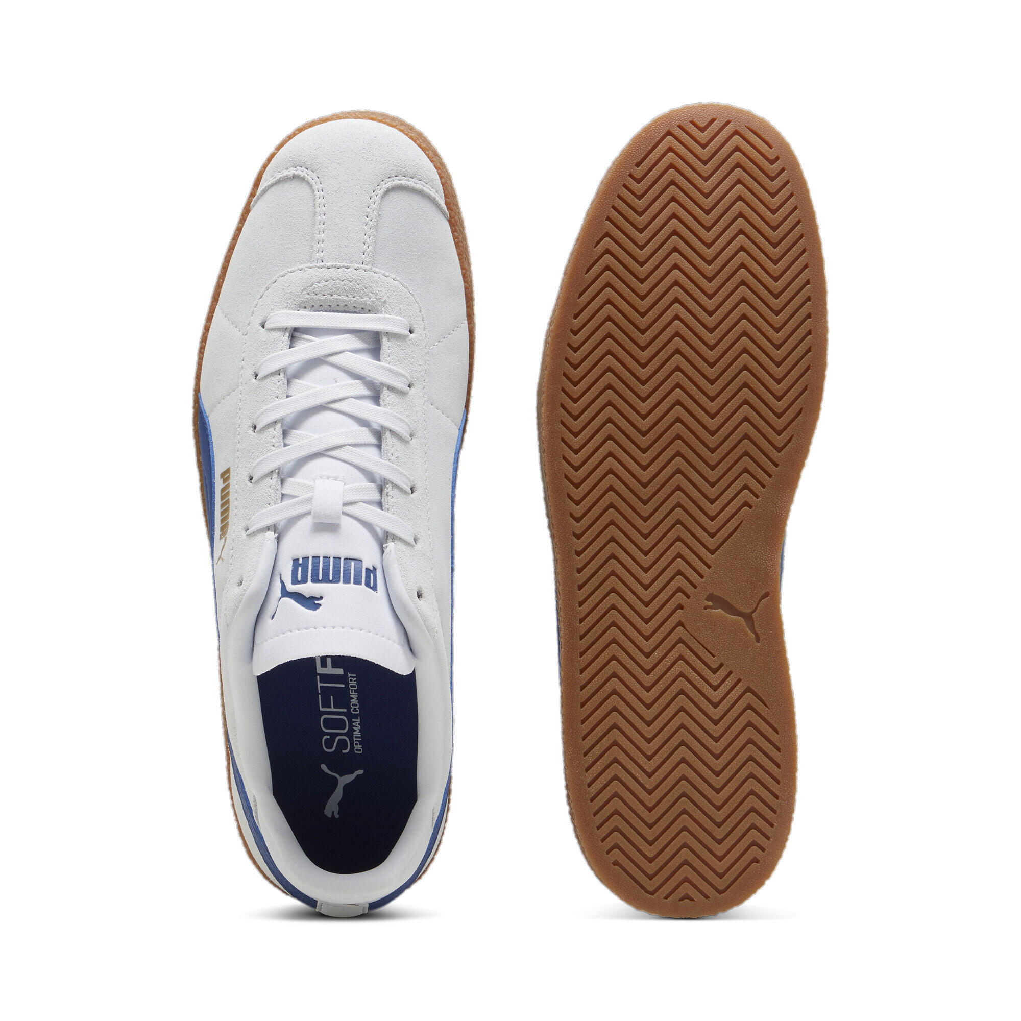 Zapatillas Club PUMA Silver Mist Clyde Royal Gold Gray Blue 4/6