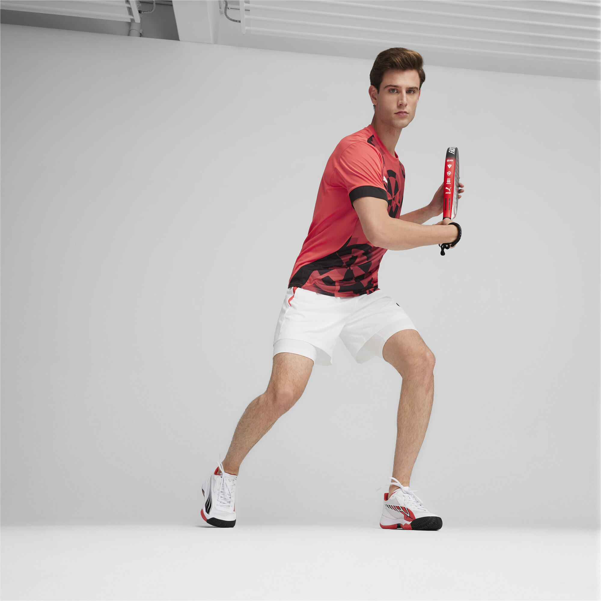 Scarpe da padel NOVA Court PUMA White Black Active Red 3/7