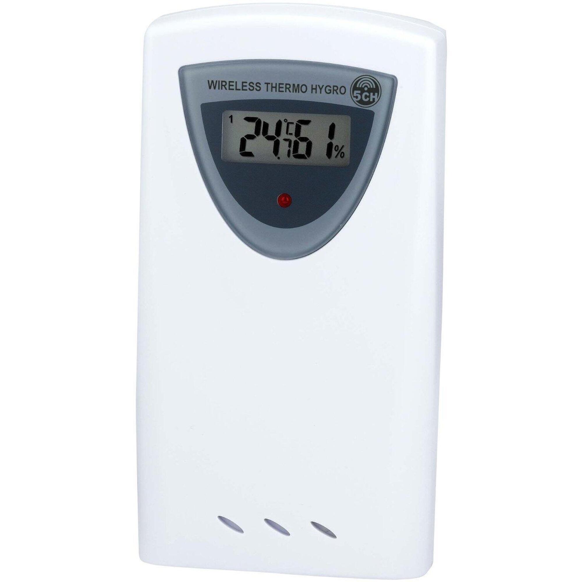 Bresser - Capteur Thermo/hygro Rc 5ch - Station Météo - Blanc - Taille Unique - Decathlon