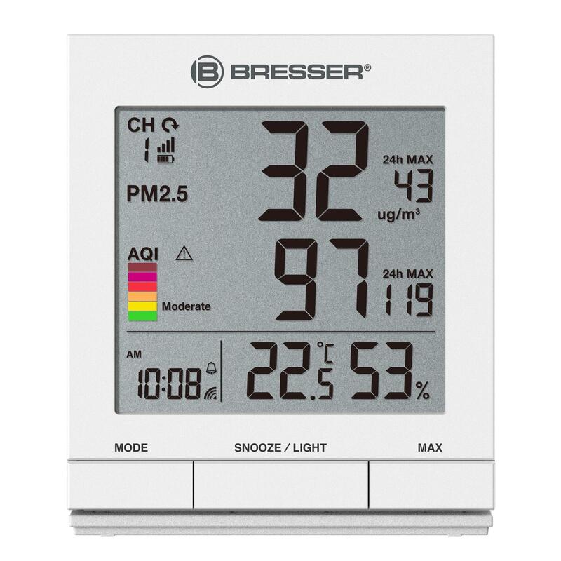 Medidor da qualidade do ar para medição de partículas finas PM 2,5 / PM 10