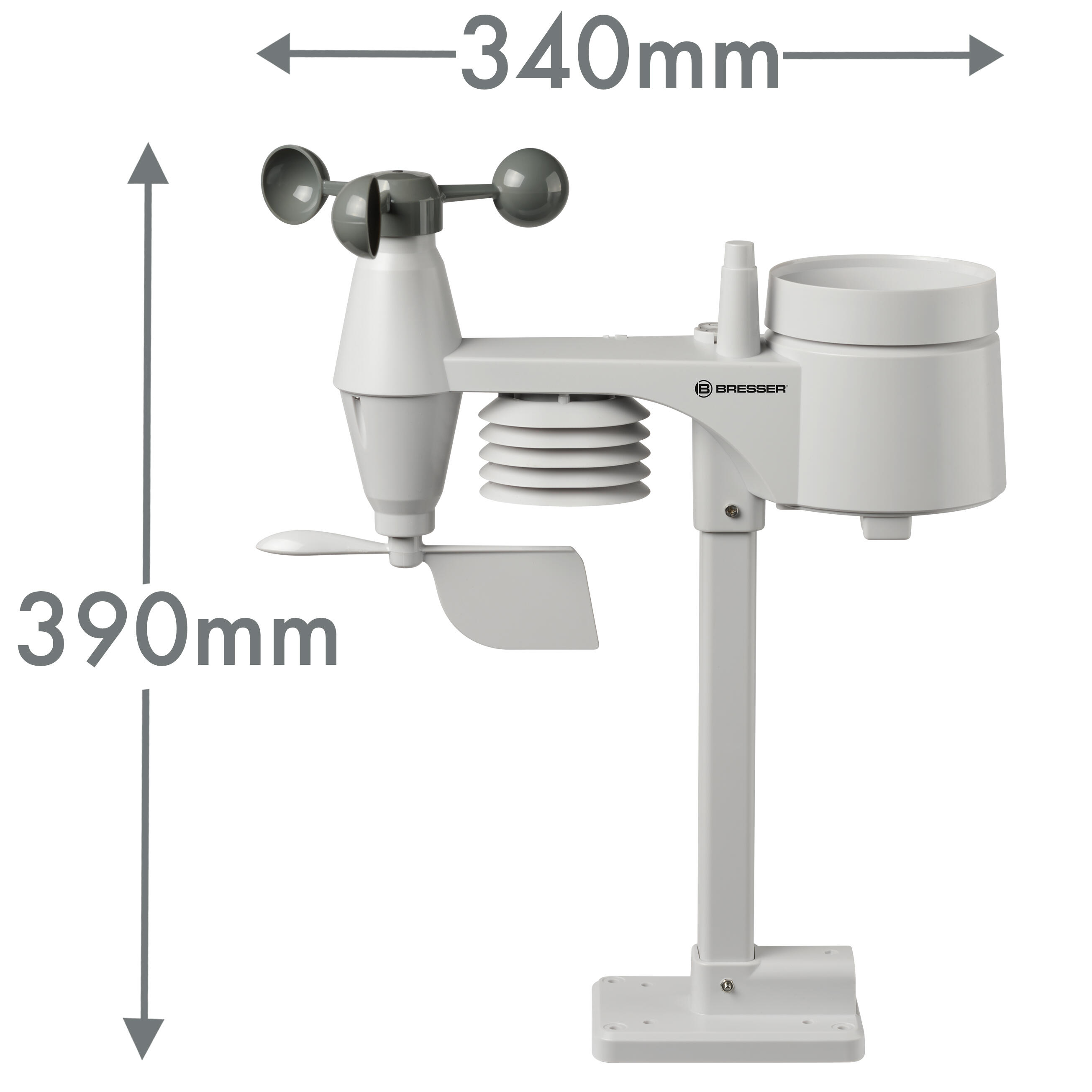 Stazione meteo professionale 5 in 1 con display a 256 colori 2/7