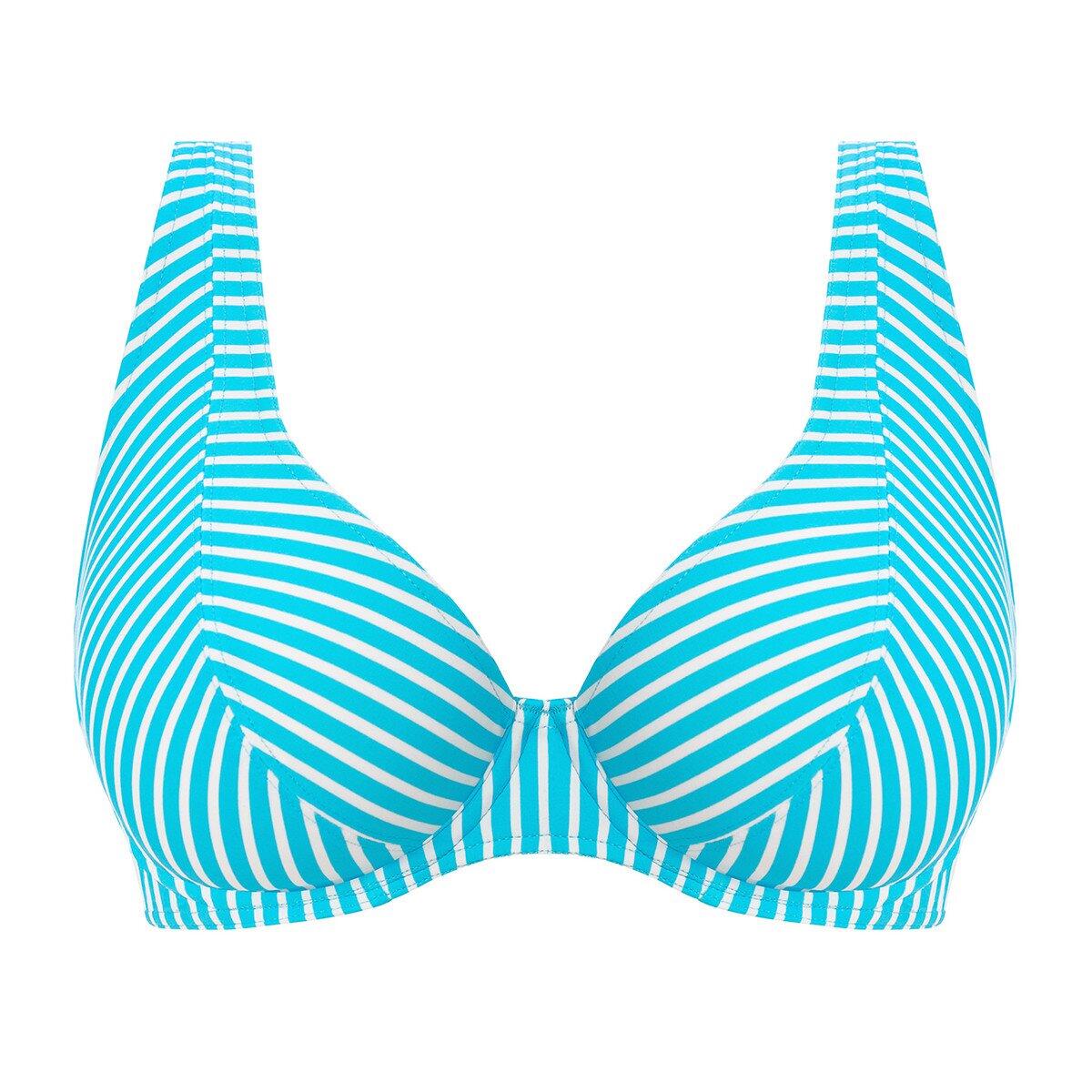 Top bikini a righe Jewel Cove con ferretto 5/5