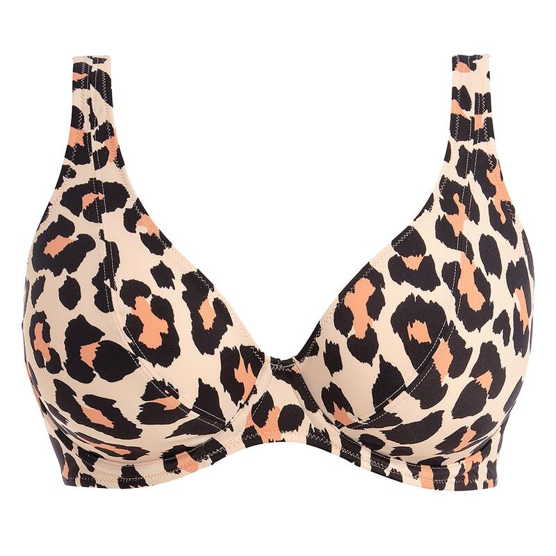 Top de bikini con aros de leopardo Animal instinct