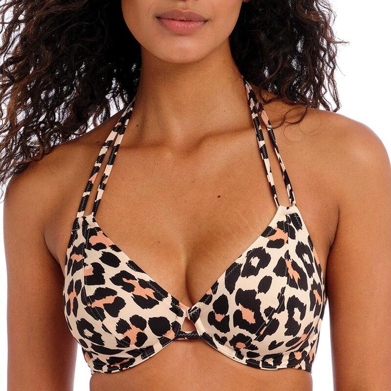 Top de leopardo con correa Instinto animal