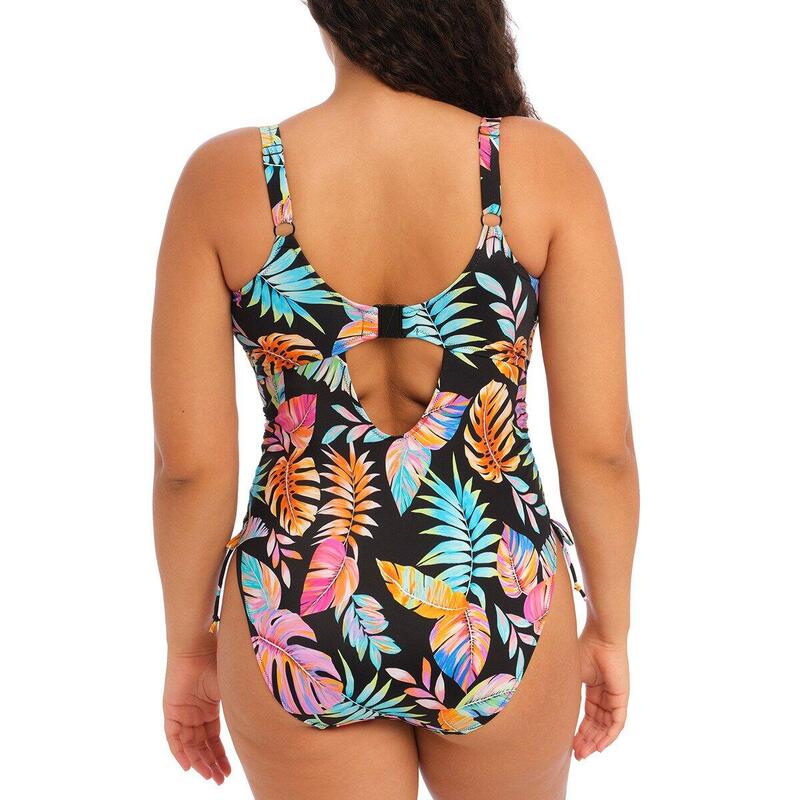 Maillot 1 pièce grande taille sans armatures Tropical Falls