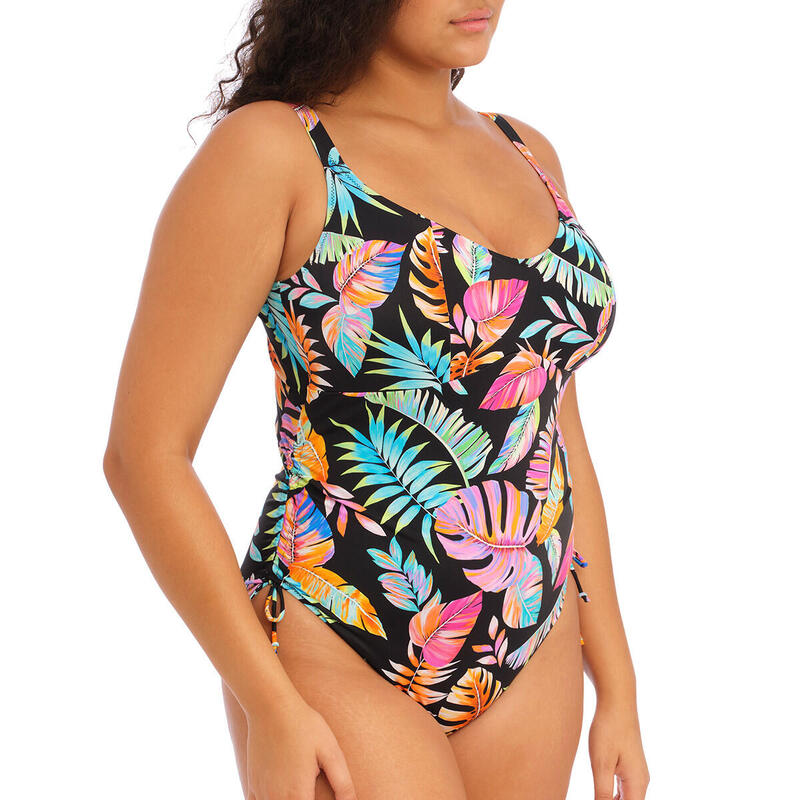 Maillot 1 pièce grande taille sans armatures Tropical Falls