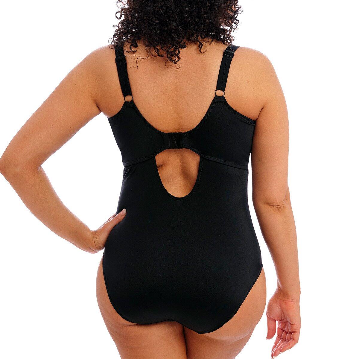 Vela lisa Traje de baño de 1 pieza grande sin aros 3/5
